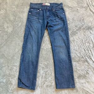 Levi’s 513 Slim Straight Stretch Boys Jeans 26x26 Size 12 Regular